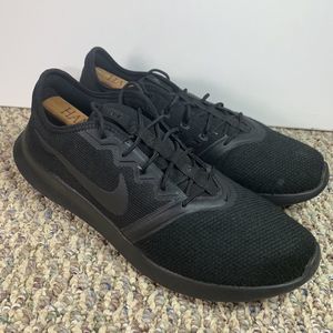 Nike Mens Viale Tech Racer AT4209-004 Black Gray Running Shoes Sneakers Sz 11.5